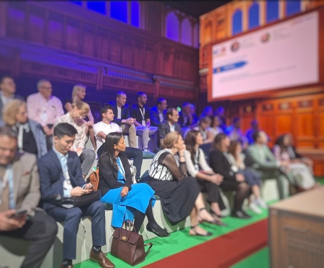 Miss Hala Ali attending a session at the ESCRS Congress